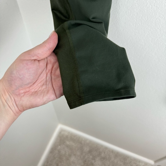 JoyLab Green Cropped Leggings Sz L EUC pockets gym workout running sweat - Picture 5 of 7